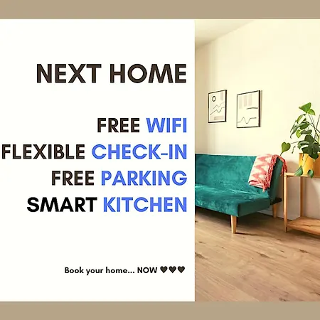 公寓 Next - Free Parking & Wifi - Badewanne *